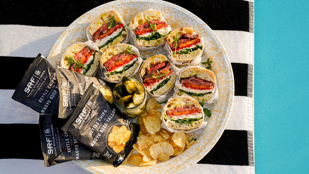 sandwich gap COLLECTIONS まとめ　その3 Smoked Wagyu Tri Tip Pool Sandwiches | Snake River Farms