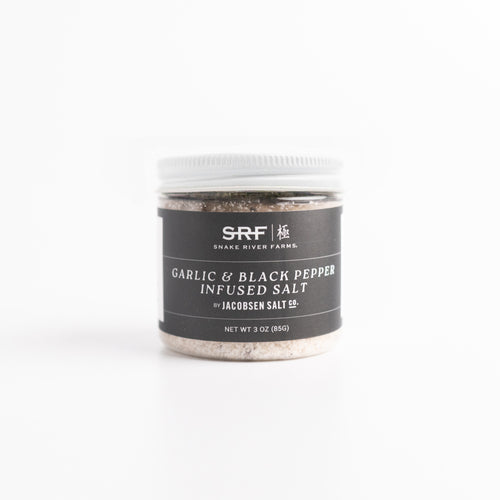 Garlic and Black Pepper Infused Salt