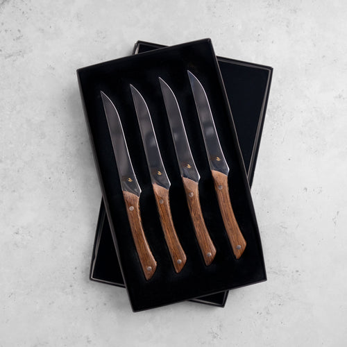 Shima Natural 4-Piece Steak Knife Set