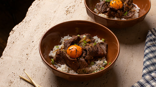 Japanese Gyodon (Beef Rice Bowls)