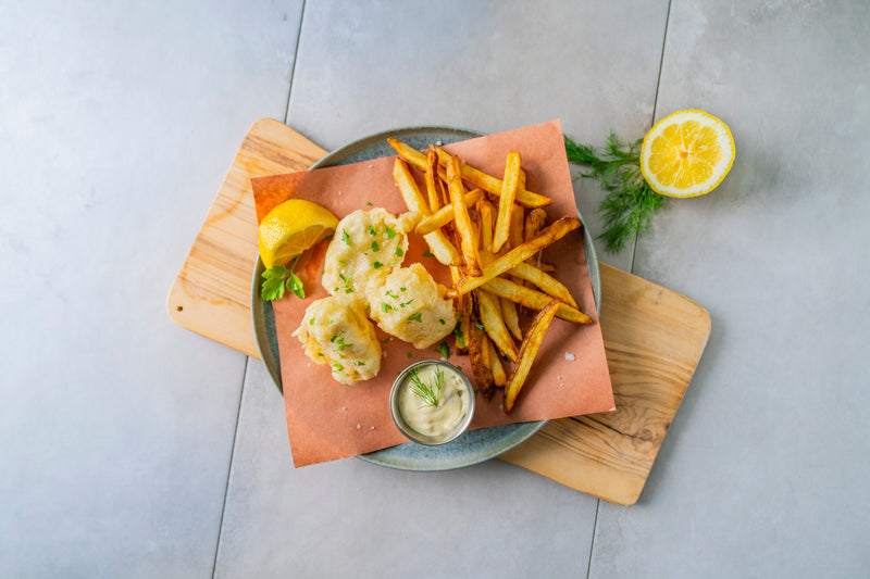 Halibut and Chips