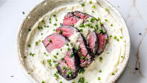 Wagyu Tenderloin Roast with a Dijon Sauce