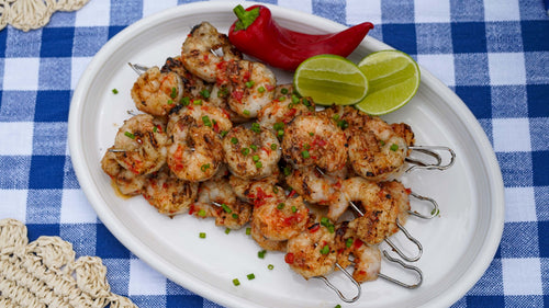 Chili-Lime Grilled Shrimp Skewers