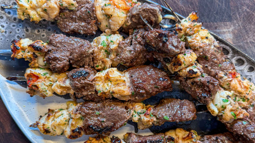 Weeknight Surf & Turf Skewers