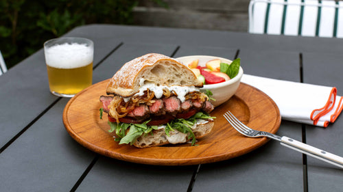 The Ultimate Grilled Wagyu Ribeye Steak Sandwich