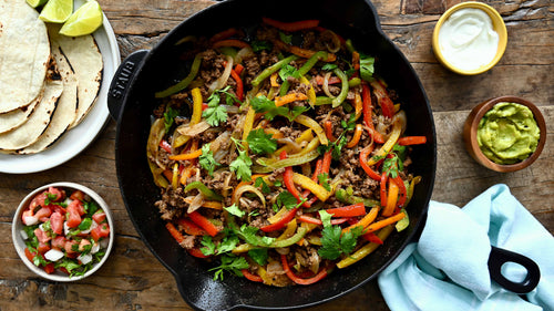 30-Minute Ground Beef Fajitas