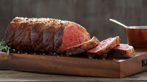 Manhattan Roast with Brown Butter Garlic Herb Baste and Baby Yukon Gold Potatoes