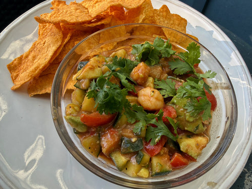 Spicy Gulf Shrimp Campechana