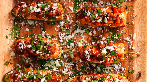 Pork Belly Elote Jalapeno Poppers