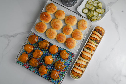 Mini Smash Burgers with Wagyu Tallow Buns