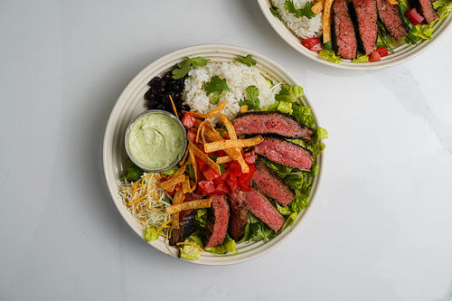 Flank Steak Taco Salad