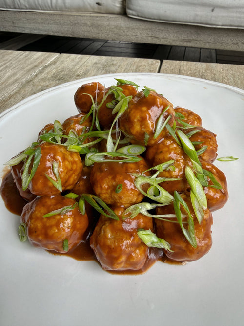 Cajun Meatballs with Gravy