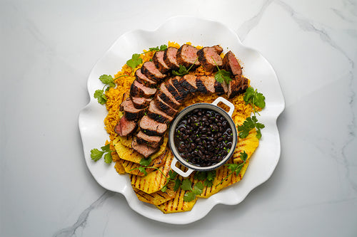 Blackened Pork Tenderloin with Grilled Pineapple
