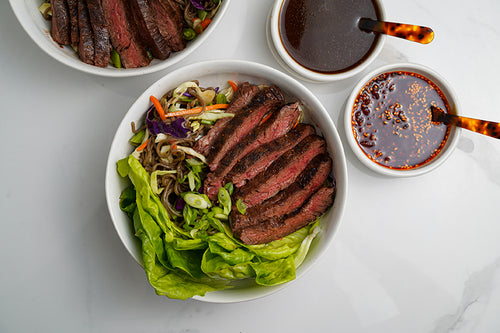 Skirt Steak & Soba Noodle Bowls