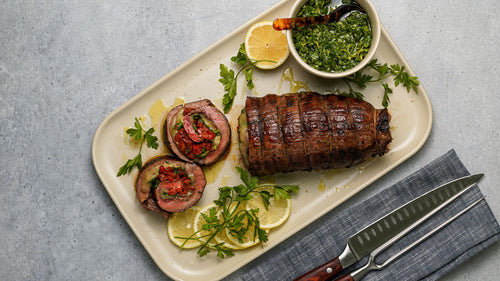 Flank Steak Pinwheels with Gremolata