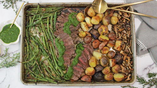 Sheet Pan Steak & Veggie Dinner