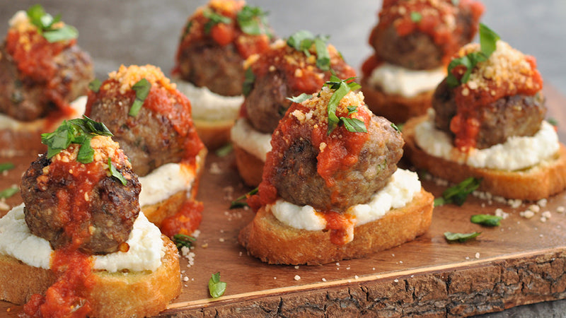 Air Fryer Beef Ricotta Meatballs