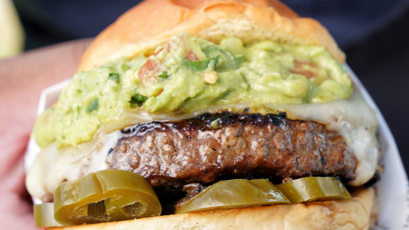 American Wagyu Burger Guacamole 