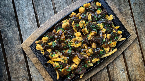 American Wagyu Poutine with Bourbon Brown Gravy