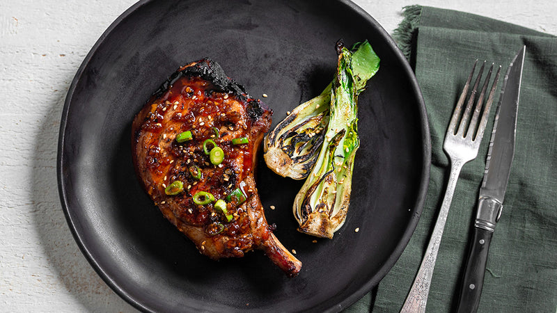 Ginger-Soy Kurobuta Pork Chops 