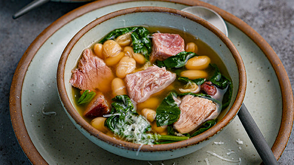 Kurobuta Ham and White Bean Soup