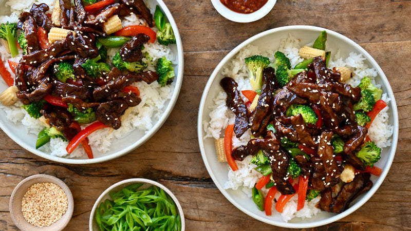 30-minute beef and veggie stir-fry