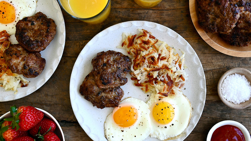 Easy Breakfast Kurobuta Pork Sausage Patties