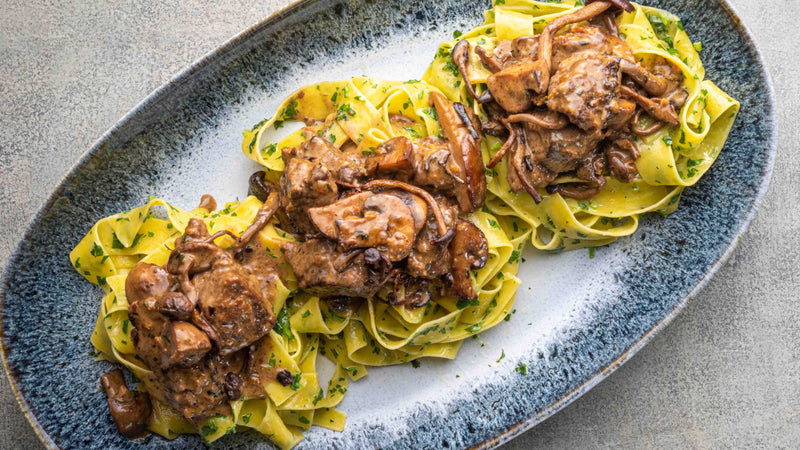 American Wagyu Steak Stroganoff