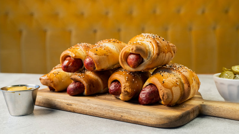 Beef in a Blanket | SRF smoked beef sausages 