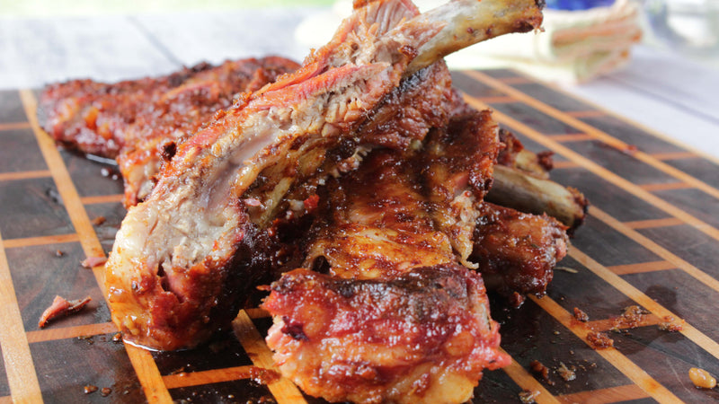 Kurobuta Pork Spare Ribs with Salsa Roja