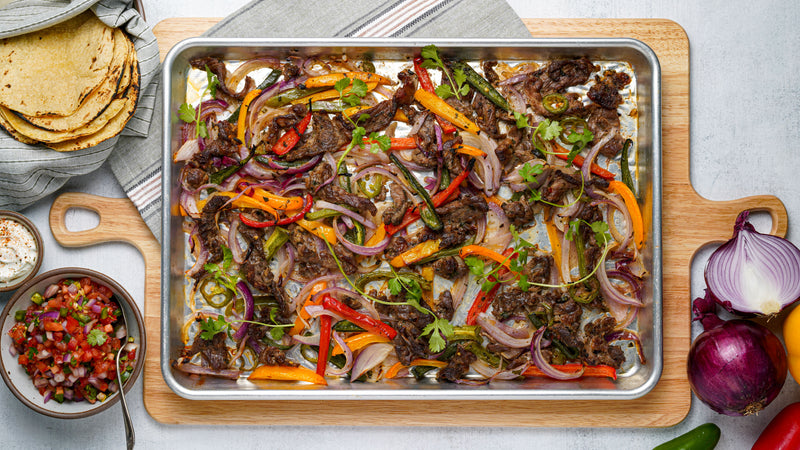 Quick Sheet Pan Fajitas