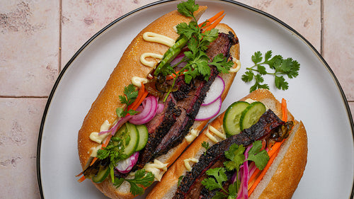 Leftover Brisket Banh Mi