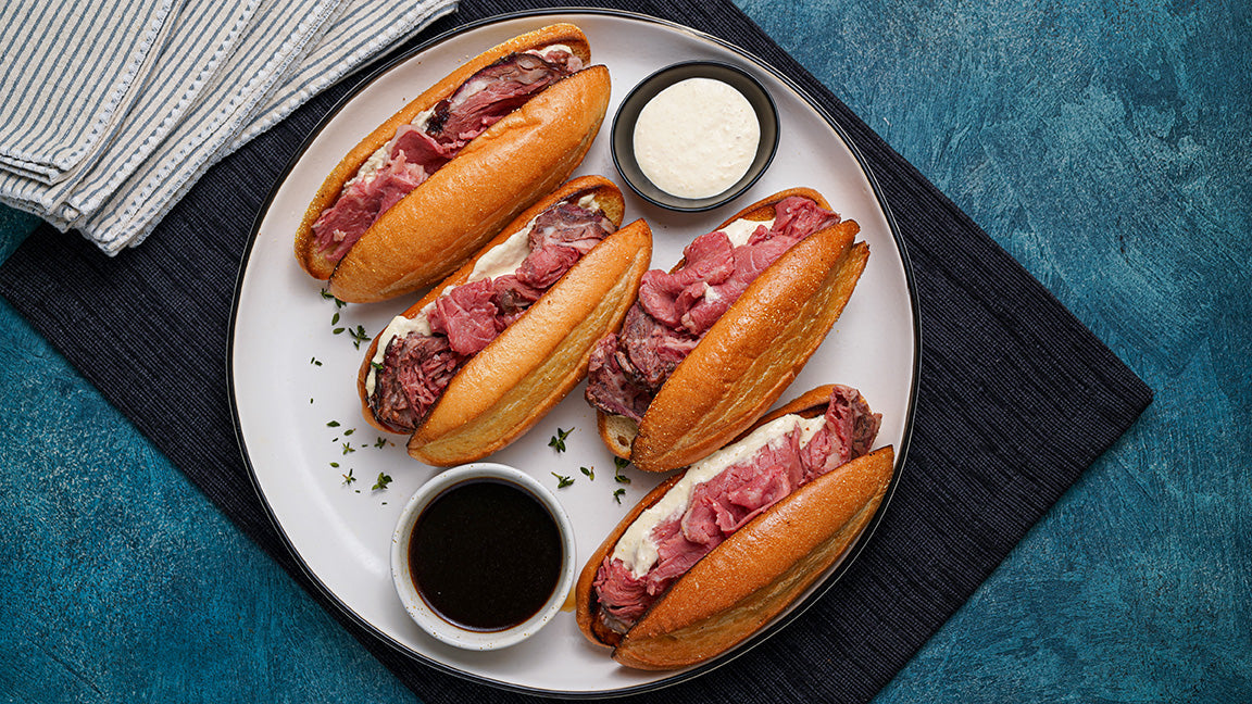 Prime Rib French Dip | SRF | Leftover Recipes – Snake River Farms
