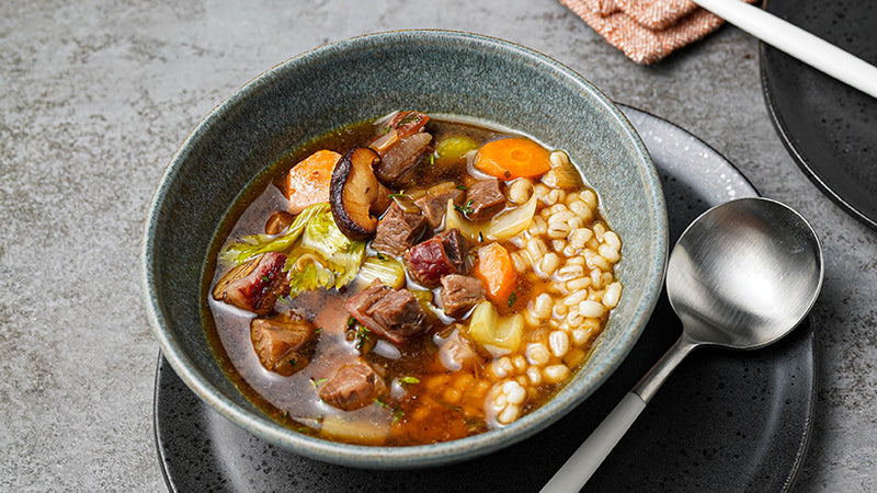 Leftover Prime Rib and Barley Soup