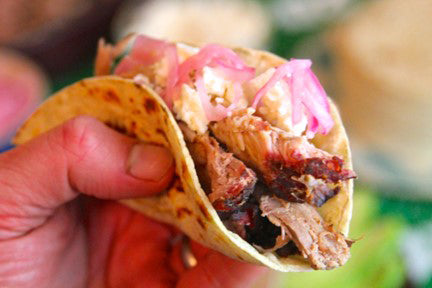 Smoked Pork Collar Tacos