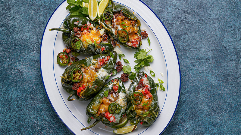 Stuffed Poblano Peppers