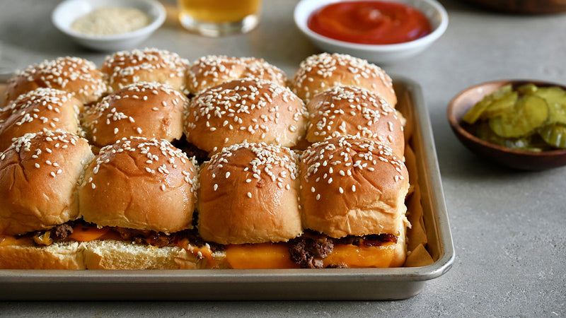 Cheeseburger Sliders with Bacon