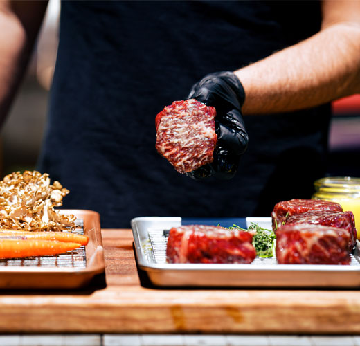 Cooking Steak in the Backyard with RJL