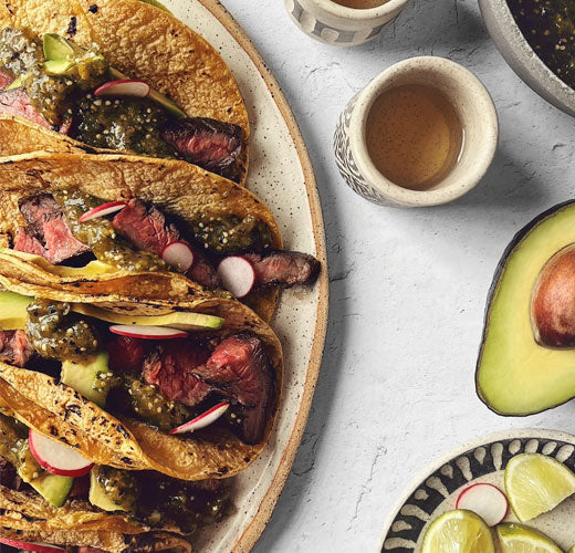 SRF Skirt Steak Tacos 