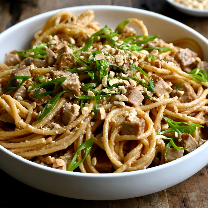 30 Minute Peanut Noodle with Pork