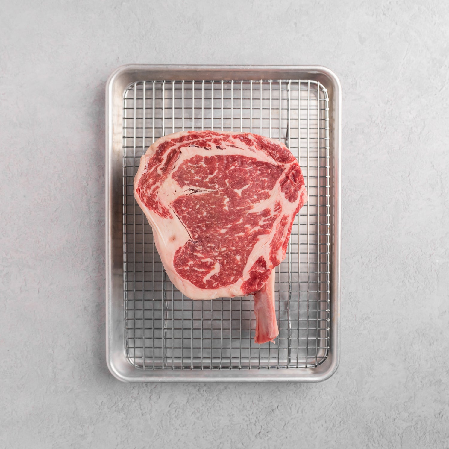 USDA Prime Ribeye Steak on plate |Prime