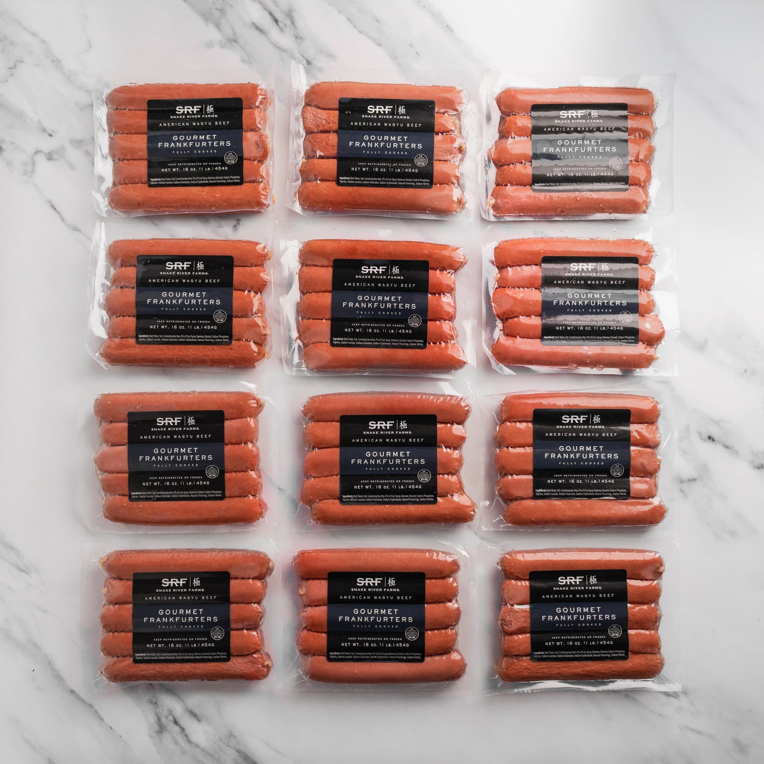 SRF American Wagyu Hot Dog 12-Packs