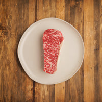 Dry-aged boneless strip steak 