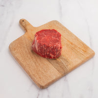 Filet Mignon on cutting board 