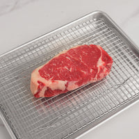 Raw NY Strip Choice steak 14 oz. |Choice|14 oz.|18 oz.