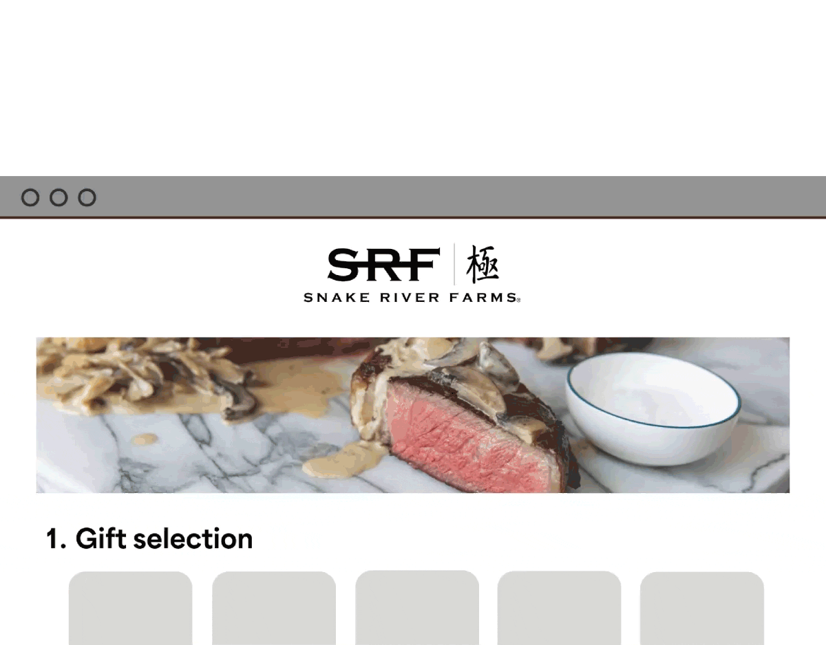 Send gifts to multiple recipients