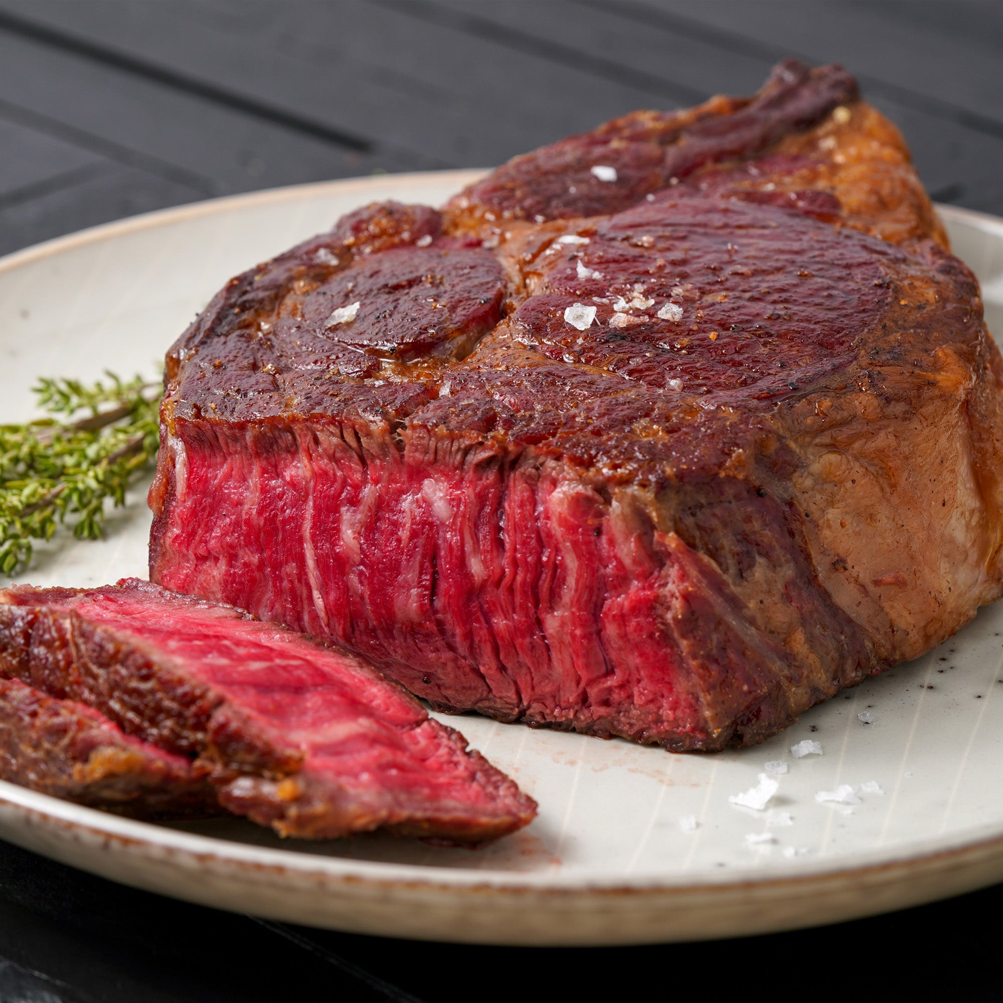 Dry-Aged Prime Ribeye Bone-In Steak - Snake River Farms