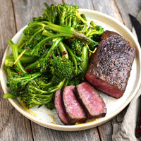 Cooked and sliced  USDA Choice Flank 0.5 lb |lifestyle