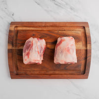 Bone-in Pork Shank on cutting board 