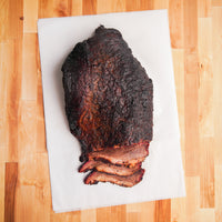 smoked brisket on paper 